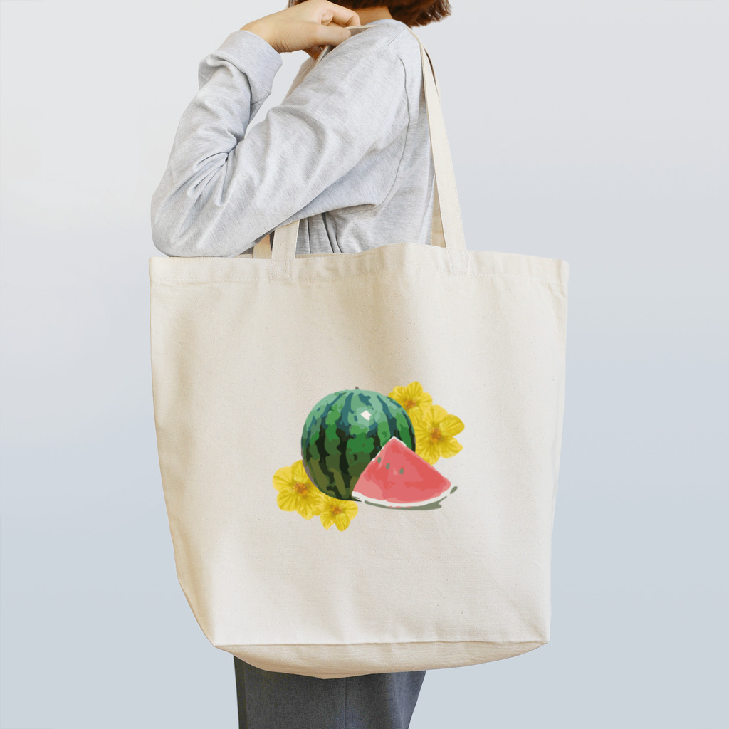 cheat omeletteのスイカの花 Tote Bag