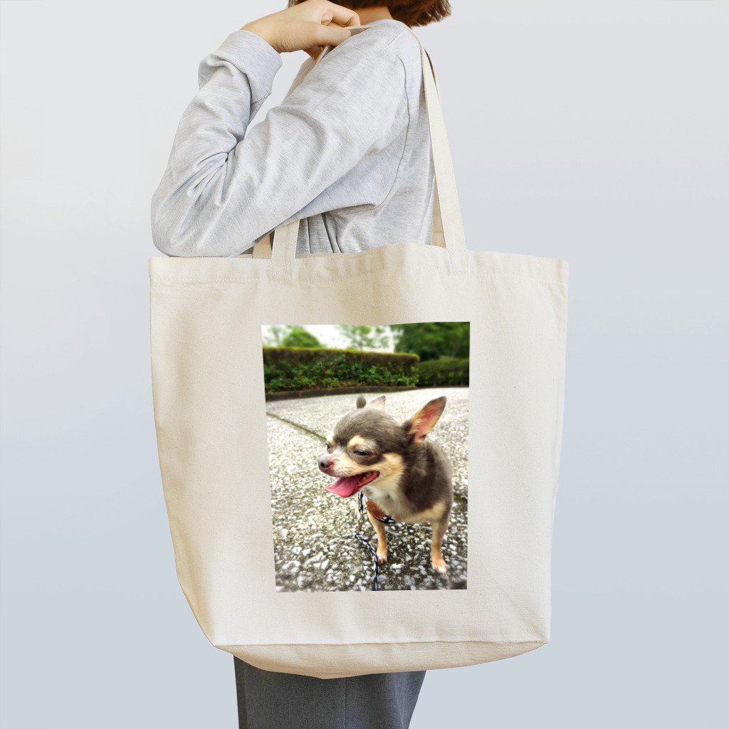 suchikoのHappy         Chihuahua Tote Bag