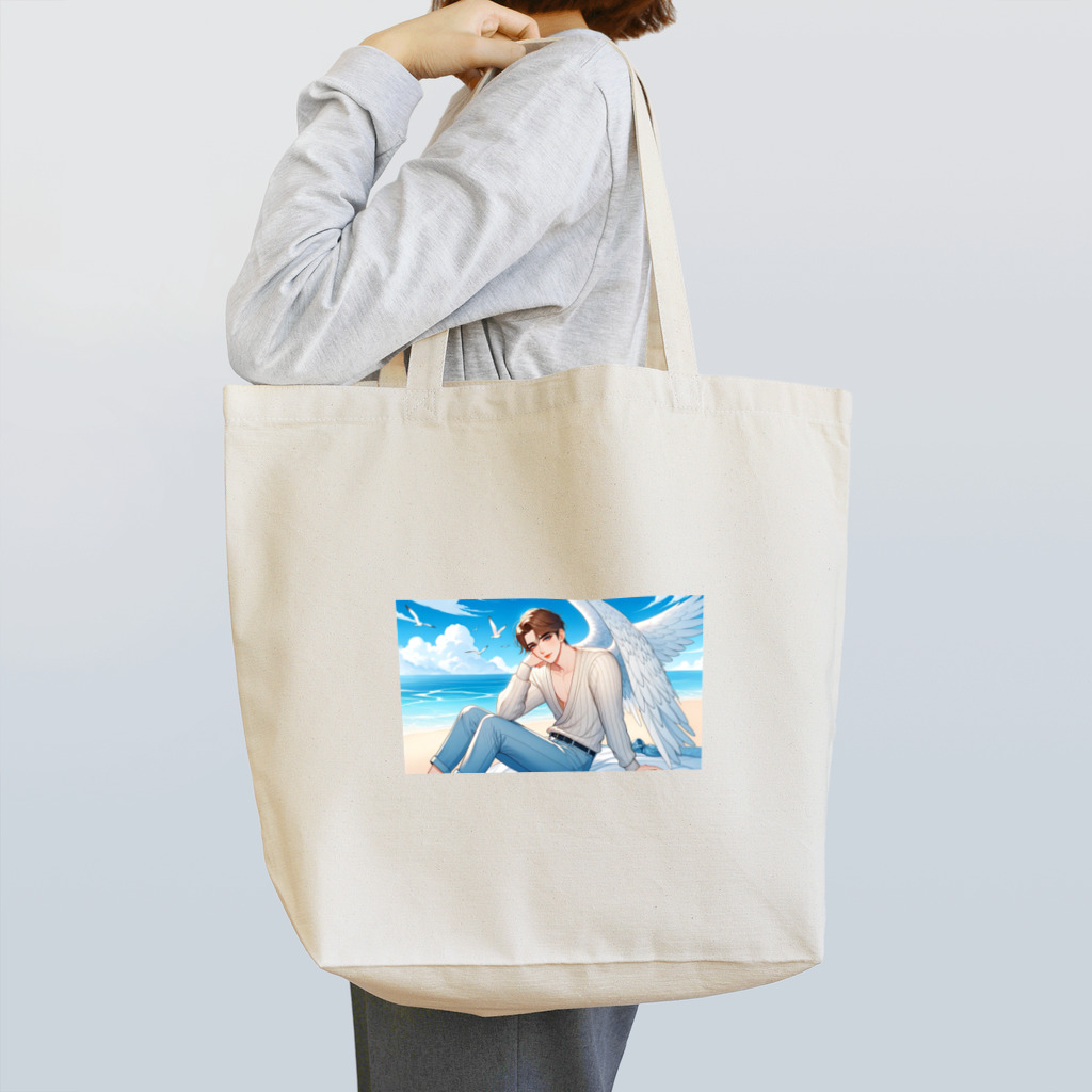 MACHIKO-OMOROのイケメン天使👼　みきゃえる Tote Bag