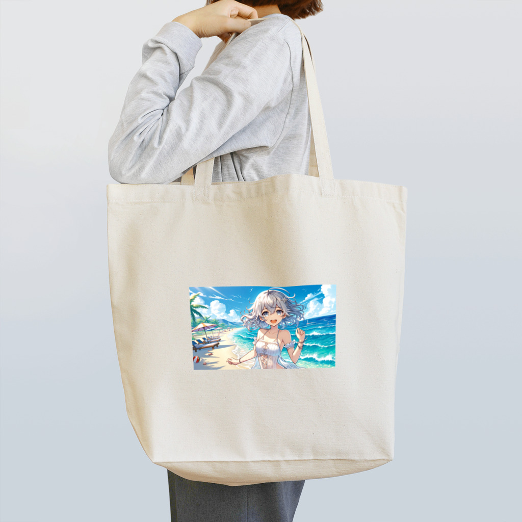 KULULU Canvasの夏の日差し Tote Bag