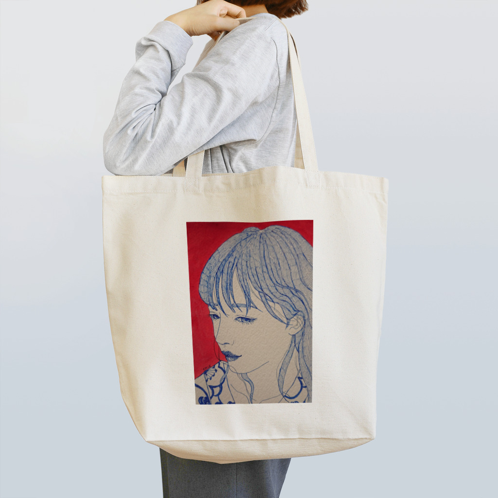 岩井千枝の夕涼み Tote Bag