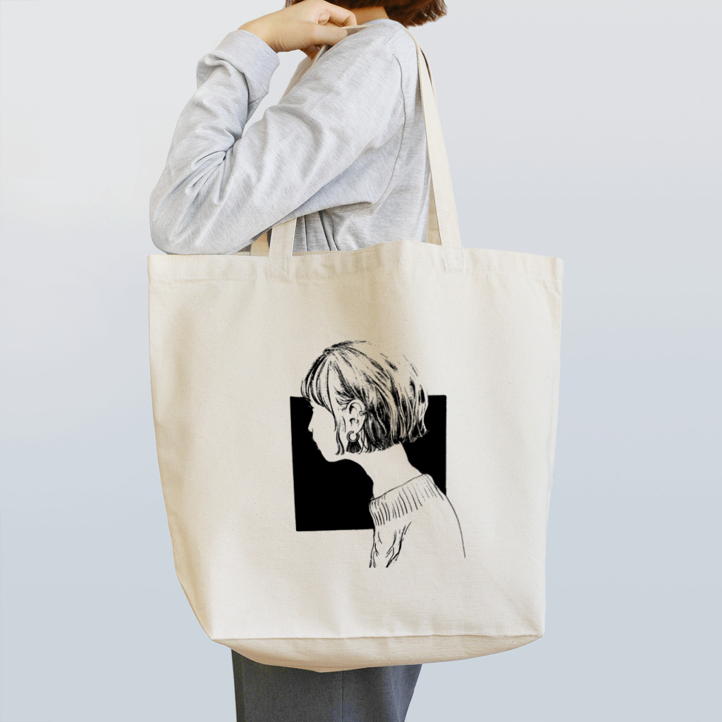 misのprofile. Tote Bag