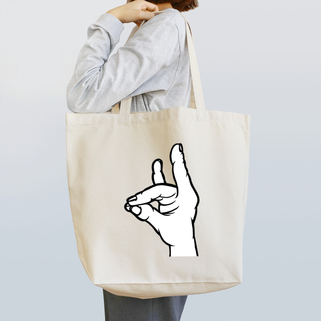 ＰＯＴＢＯＵＮＤのHAND sign 「K」トート Tote Bag