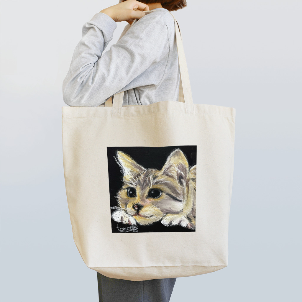 チョークアートグッズ😊のチョークアートの子猫ちゃん😊 Tote Bag