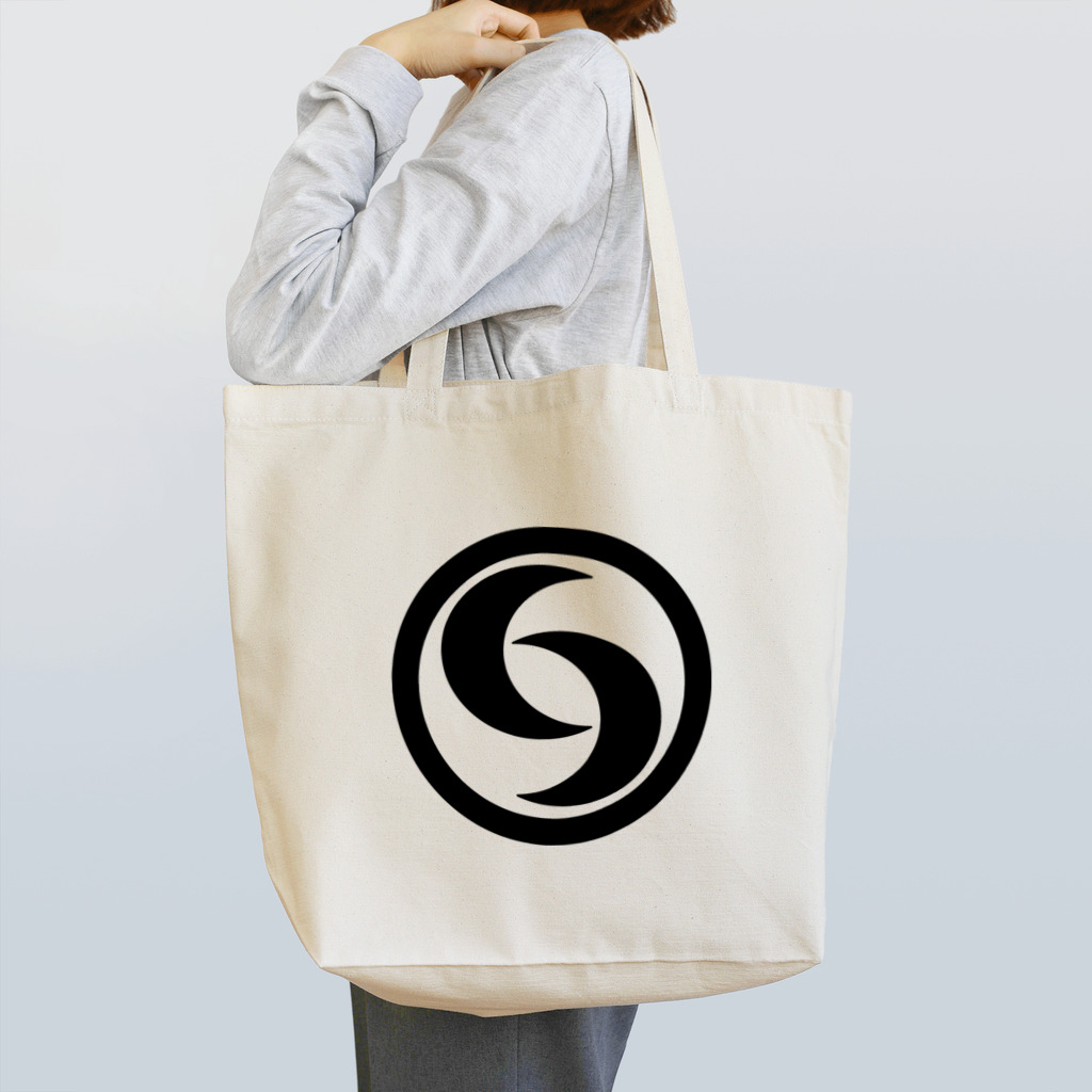 QUQU_WORKSのナクワチ ホピ族 ブラック Tote Bag