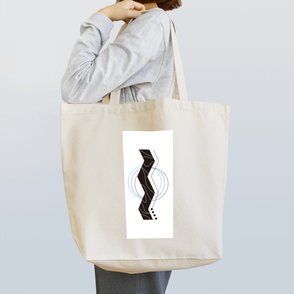 煎ﾉ茶のジオメトリック ぎざぎざ Tote Bag