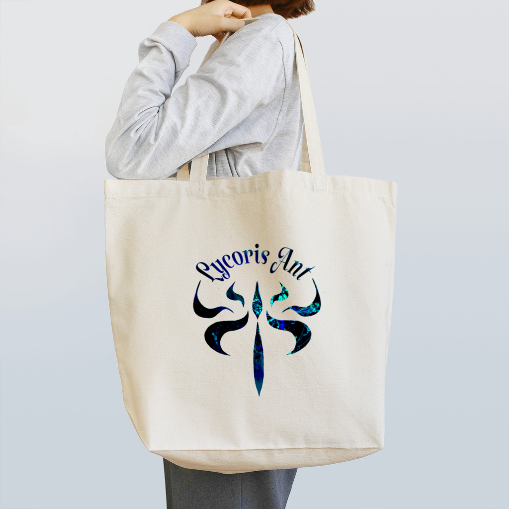 Lycoris Ant～リコリスアント～のLycorisAnt（リコリスアント）ロゴ（青） Tote Bag