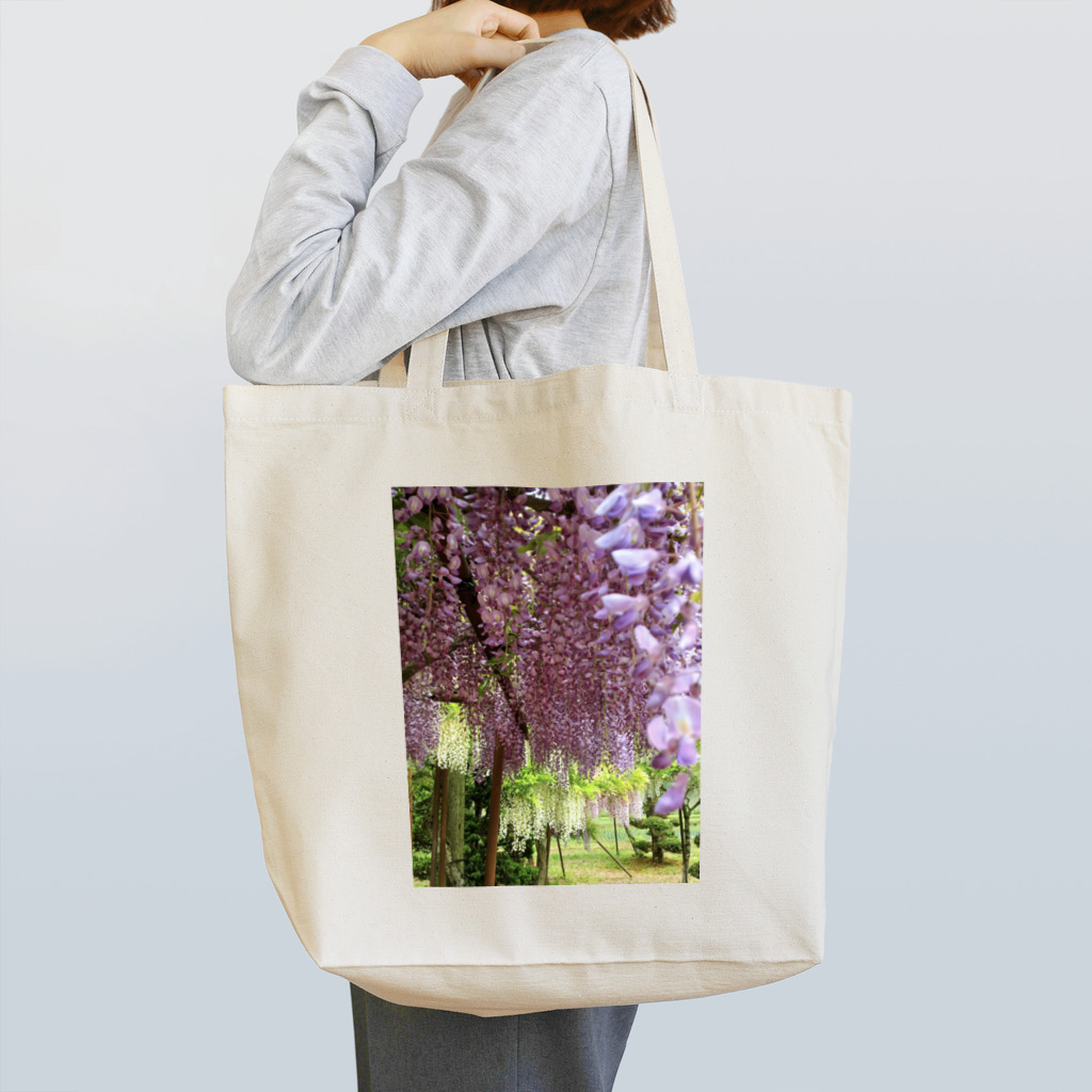piroskaの藤の花 トートバッグ