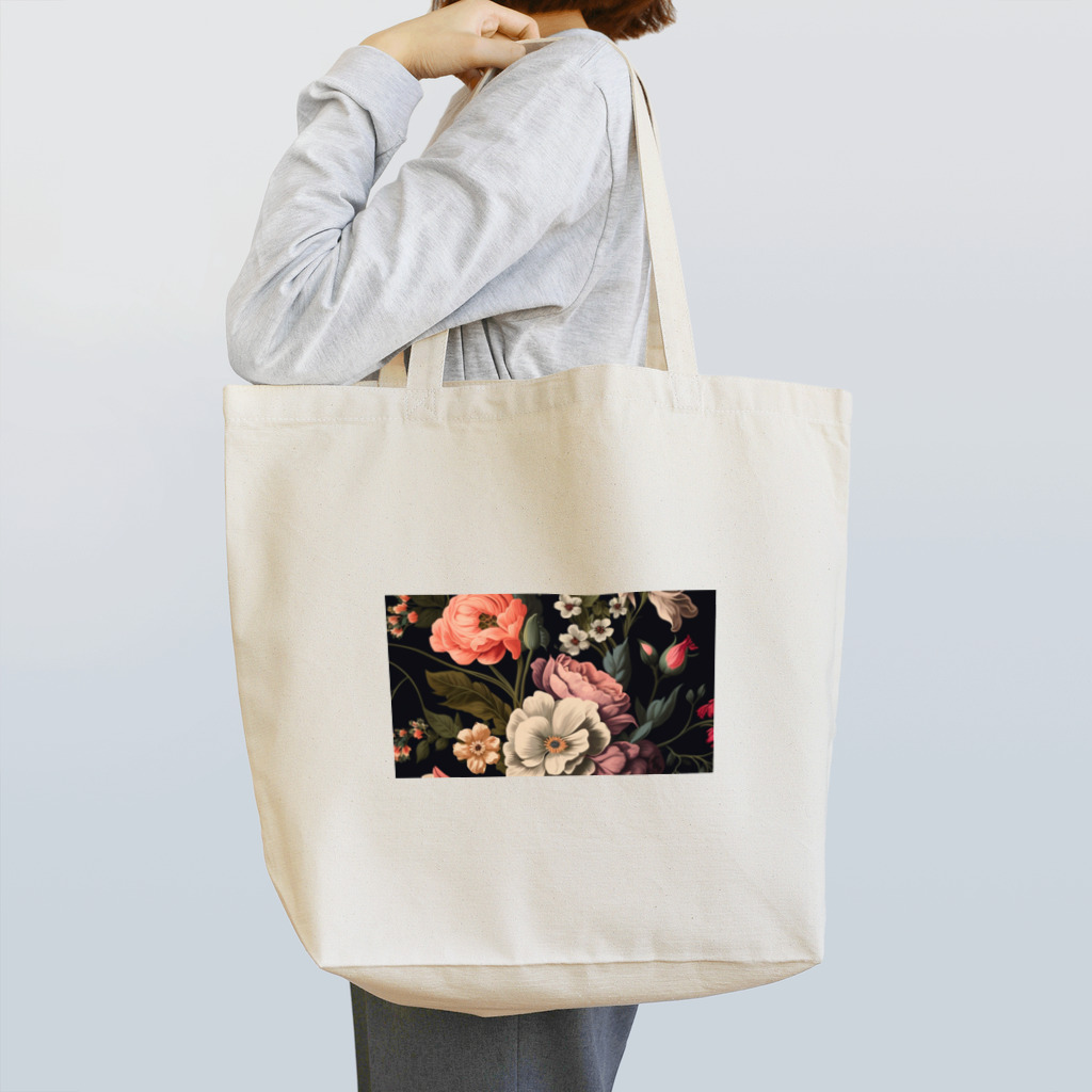 NoriNoriのフラワープリント Tote Bag