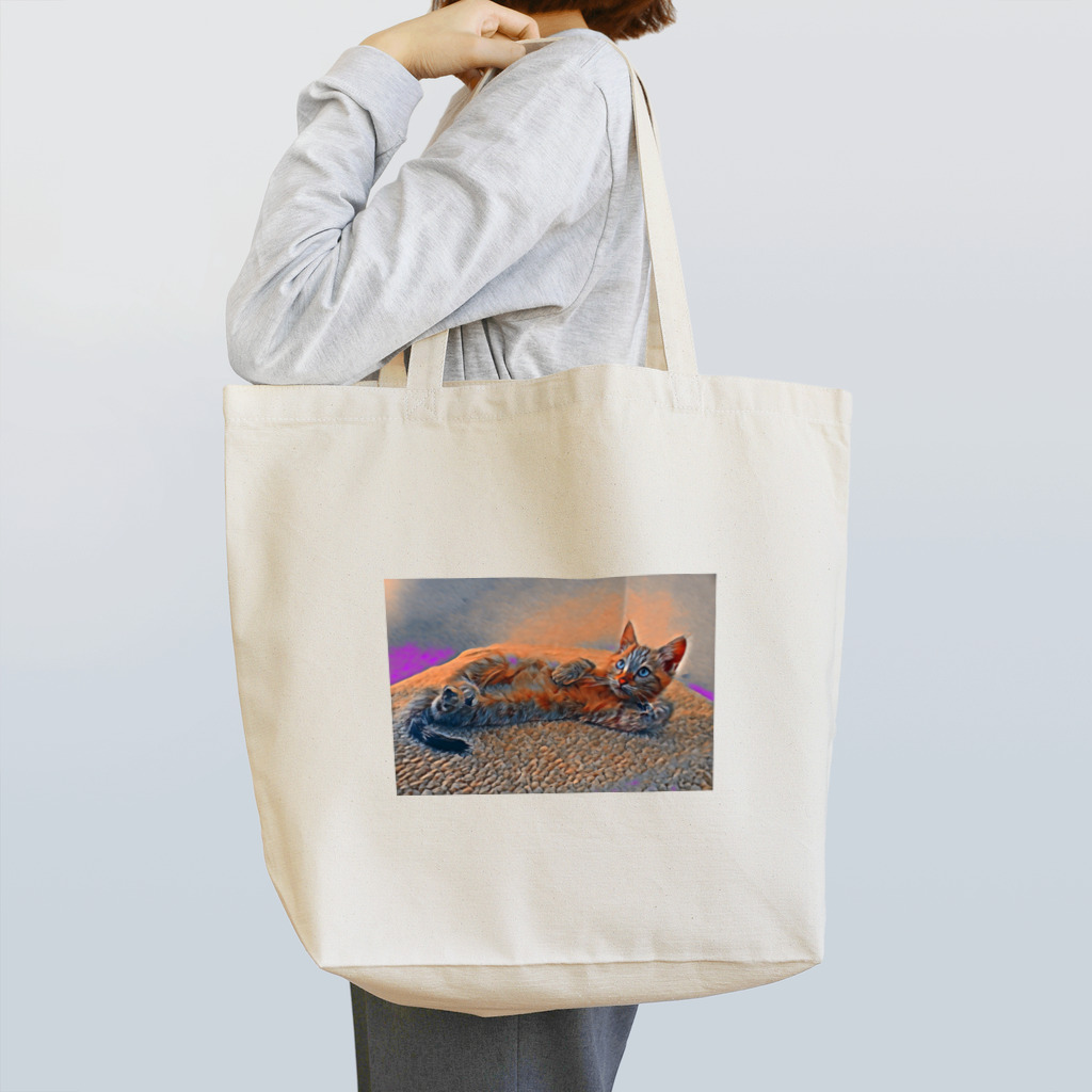 Designabeのショップのアート猫 Tote Bag