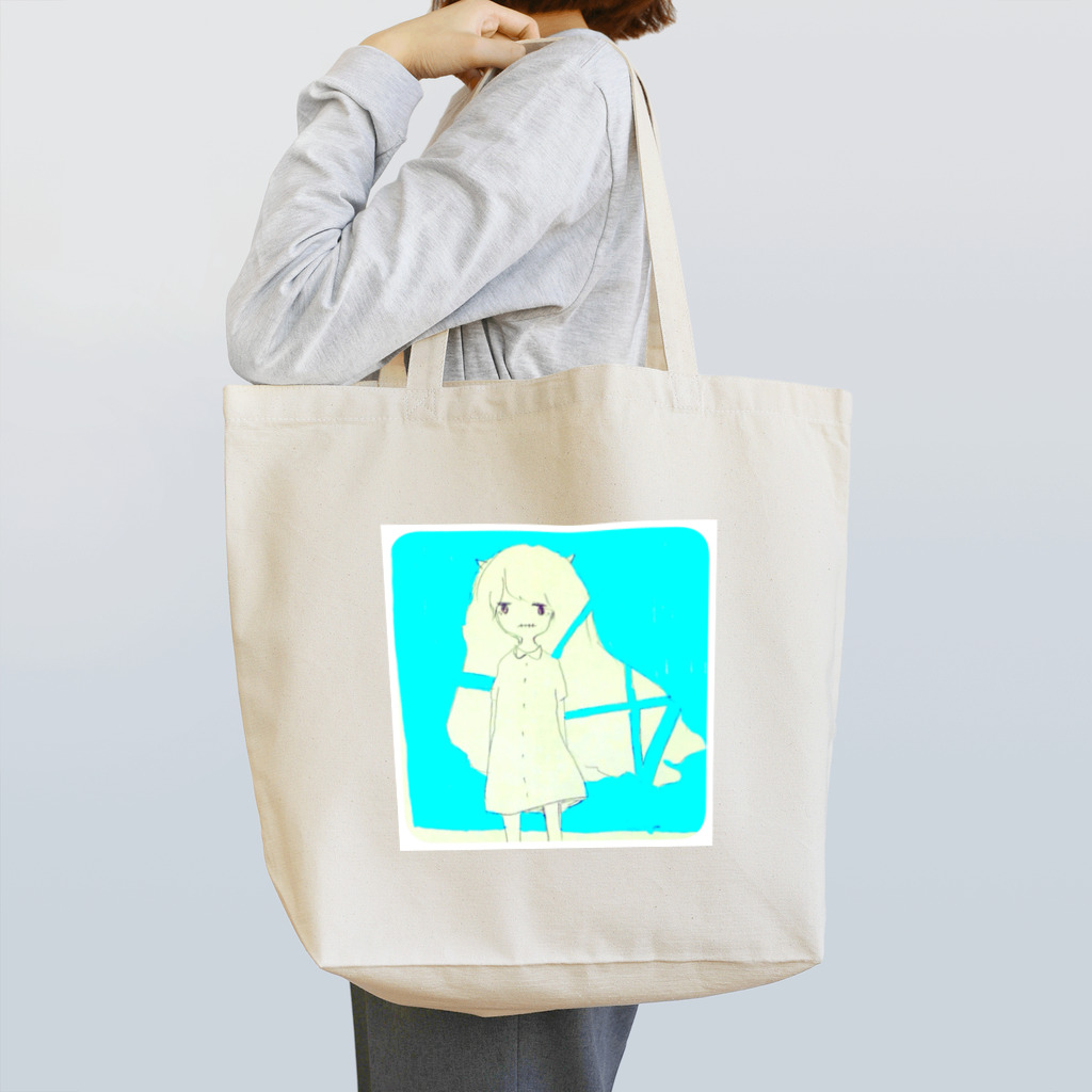 みいこのアオ Tote Bag