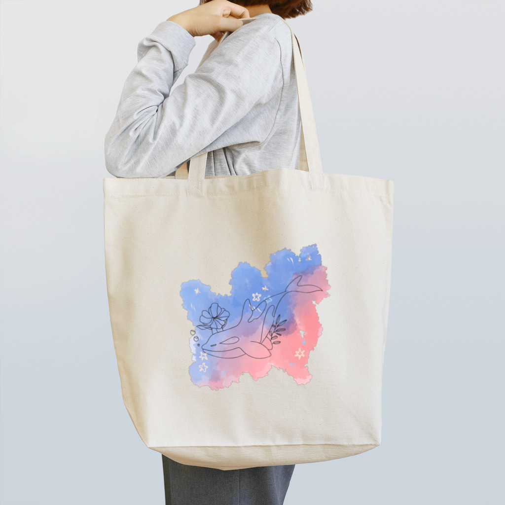 RabbitHouseの放浪シャチ Tote Bag