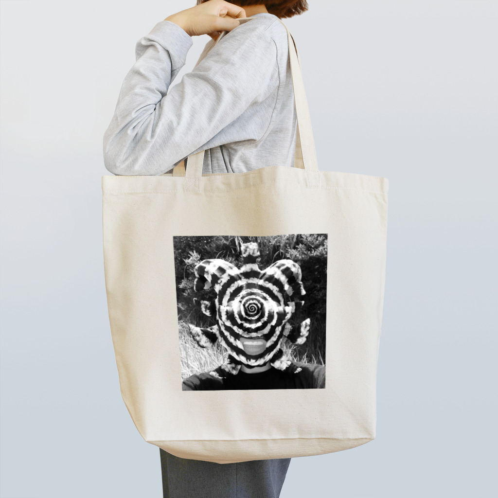 pagdaiの渦巻き男モノクロVer. Tote Bag