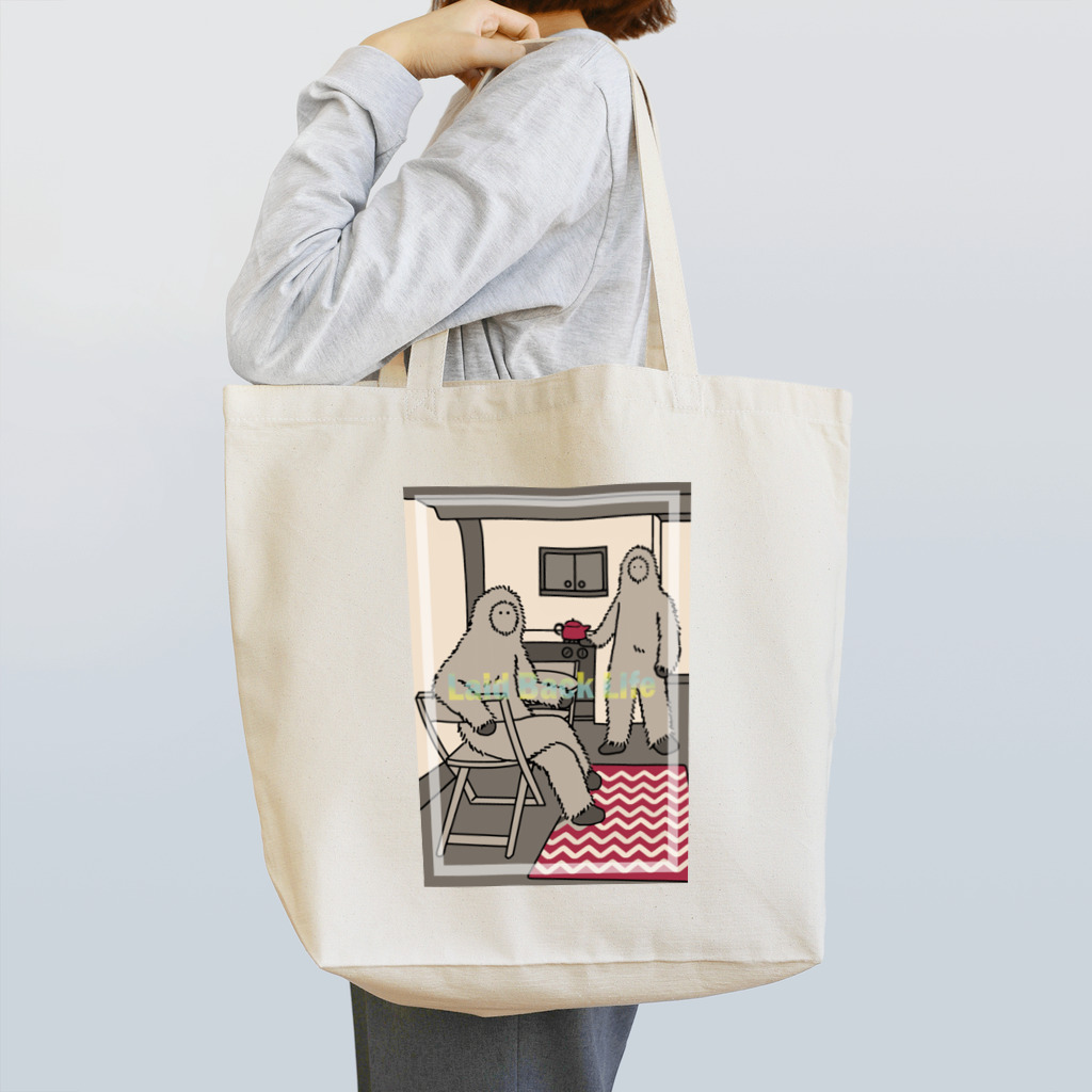 シロクマ商店のスローライフ　イエティ② Tote Bag