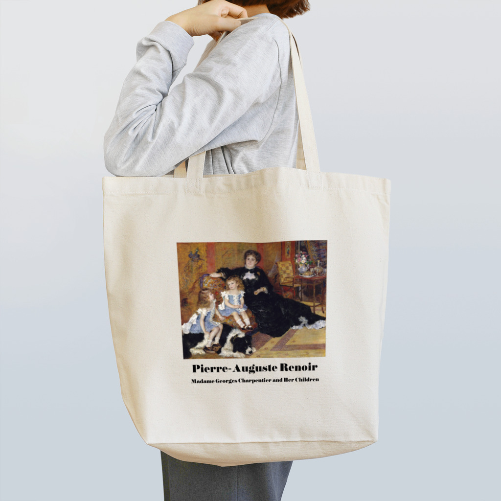 omochi-artのルノワール《シャルパンティエ夫人とその子どもたち》 Tote Bag