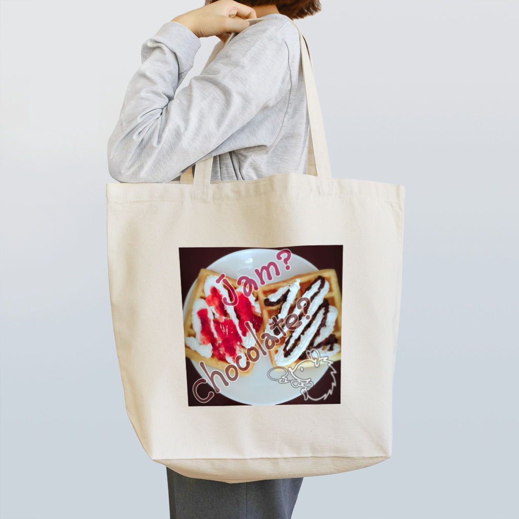 koz_shopのはりおトートバッグ　ワッフル Tote Bag