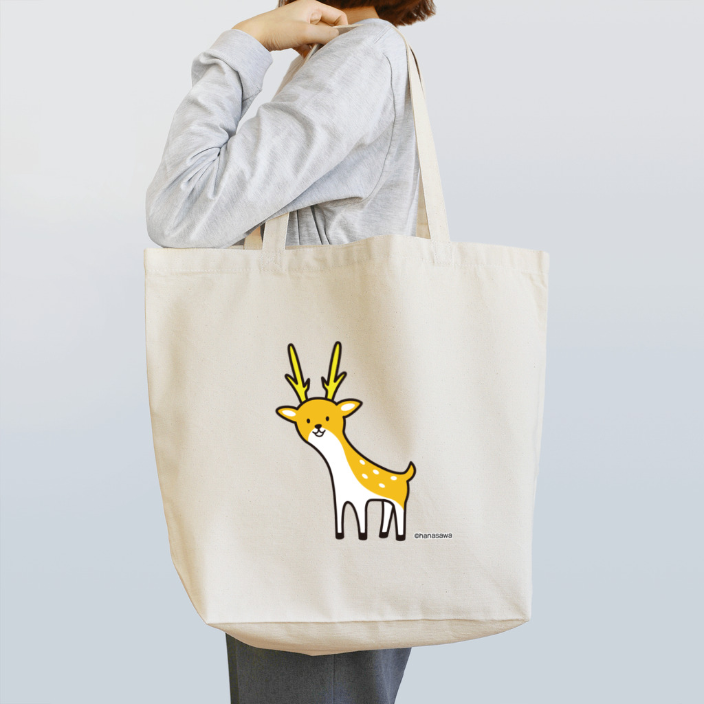 RiyocoHanasawa illustrationのつきしかさん Tote Bag