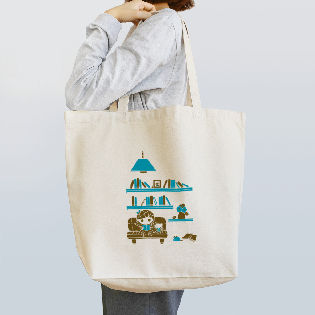 70%charactersの茶と碧 Tote Bag