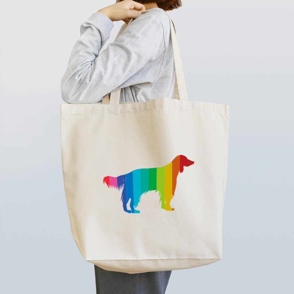 chicodeza by suzuriの虹のセッター Tote Bag