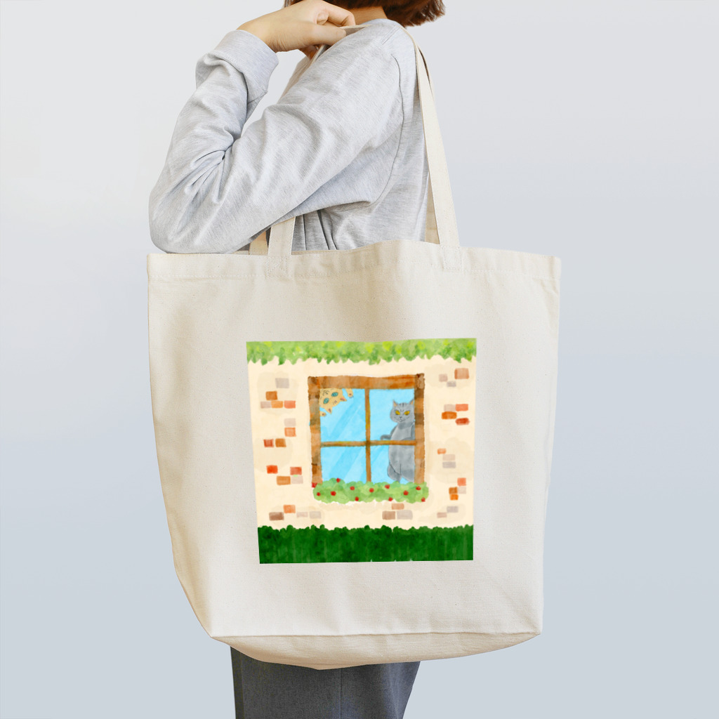 kiwiの窓辺のねこたち Tote Bag