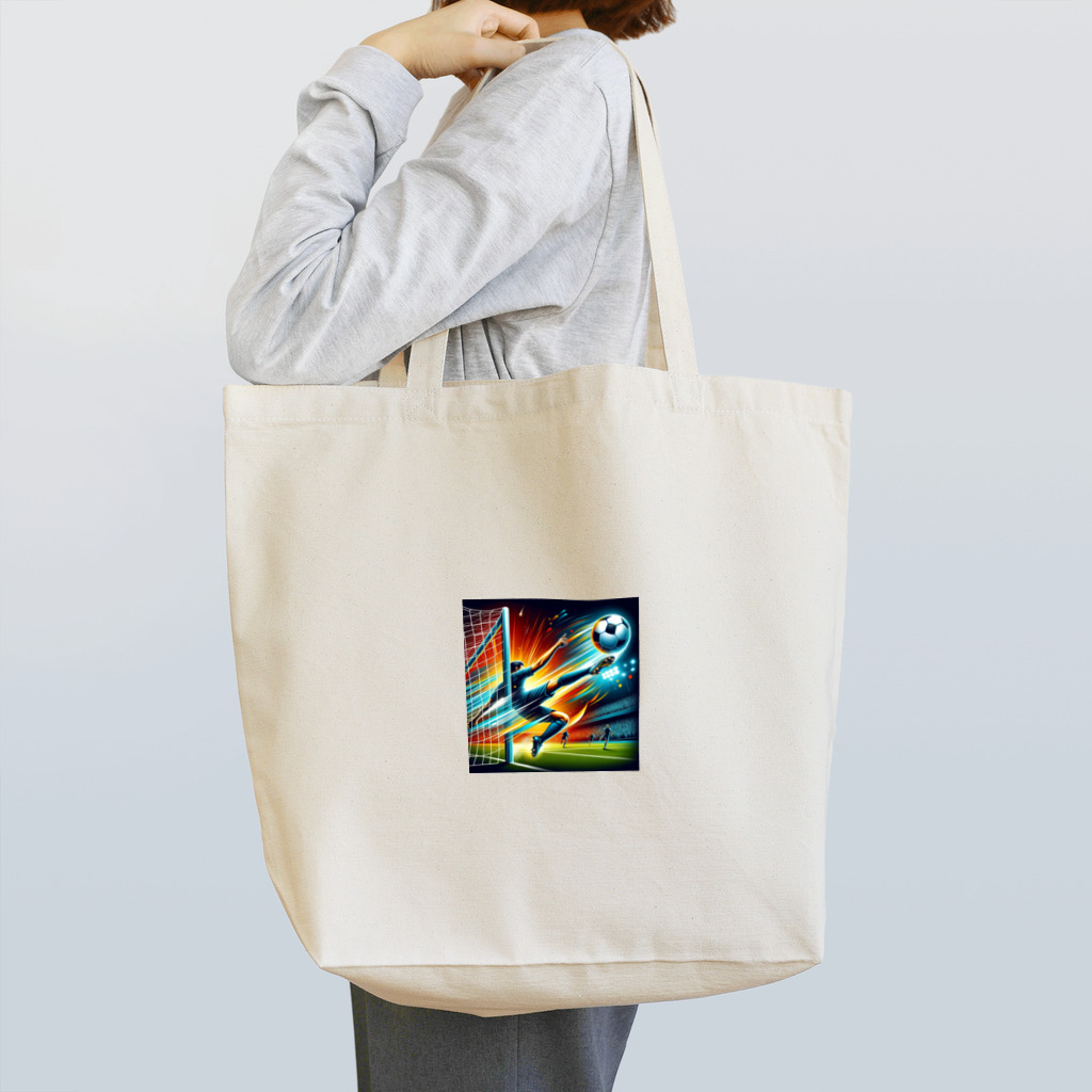 Everyday Elegance Goodsのブロックサッカー２ Tote Bag