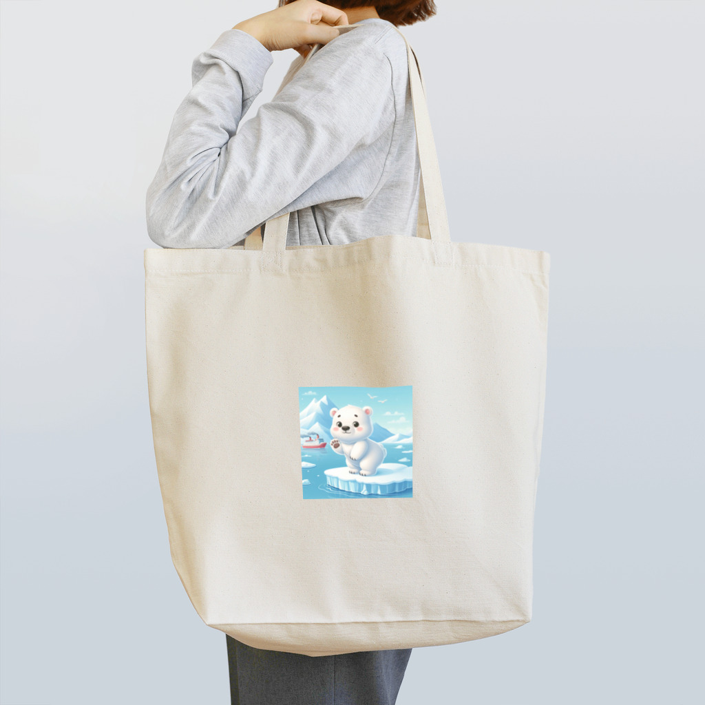 tmghillのキュートなシロクマのキャラクター Tote Bag