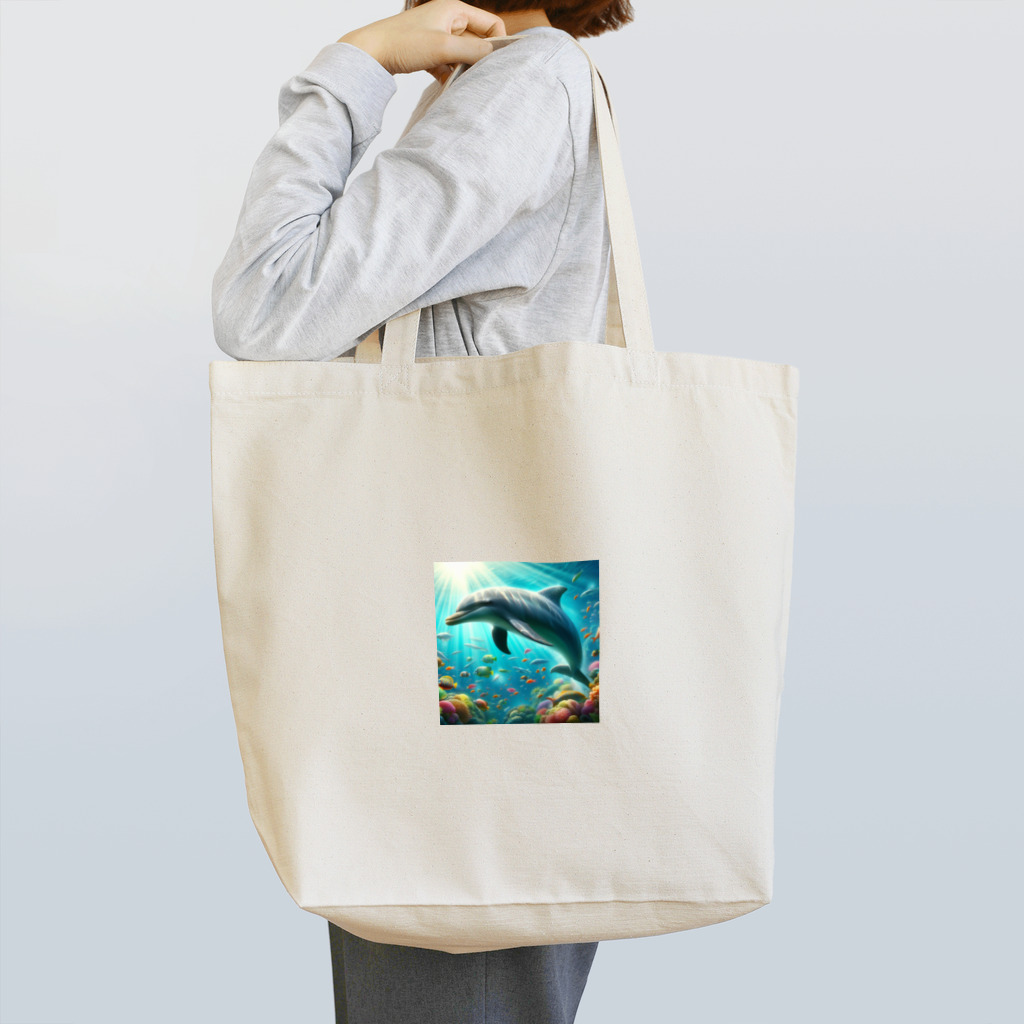 Lovers-chapelの美しいイルカ Tote Bag