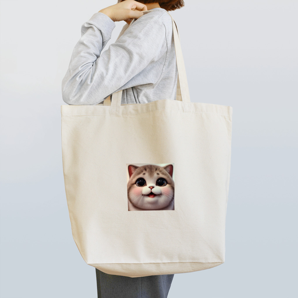 ngsonlineshopの最強可愛いデブ猫 トートバッグ
