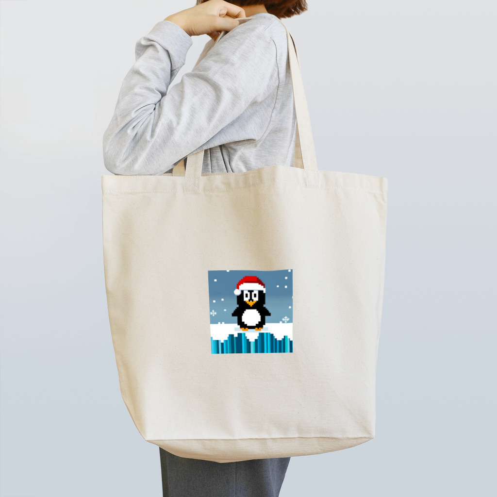 フリーダムのクリスマスの陽気なペンギン Tote Bag