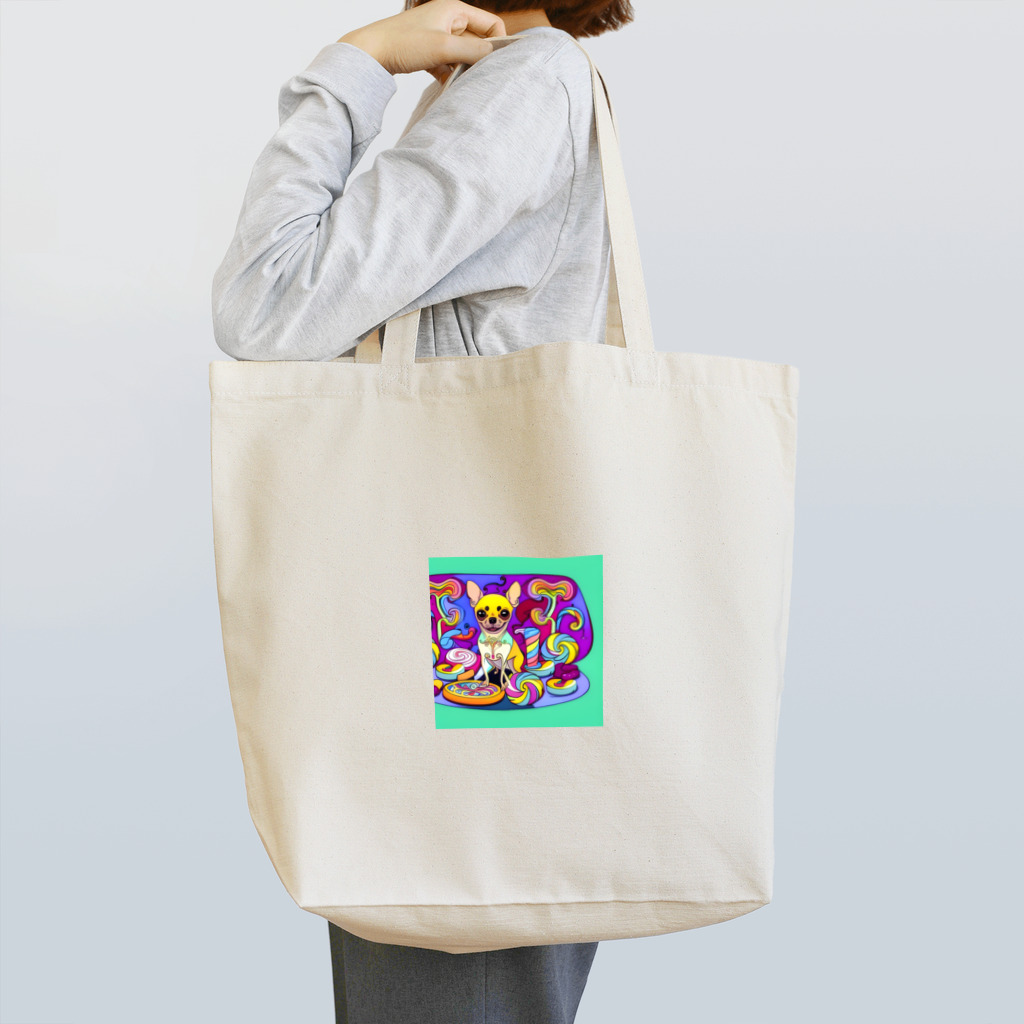 チワワ愛好家ショップのクッキー王国の謎☆チワワの異次元冒険 Tote Bag