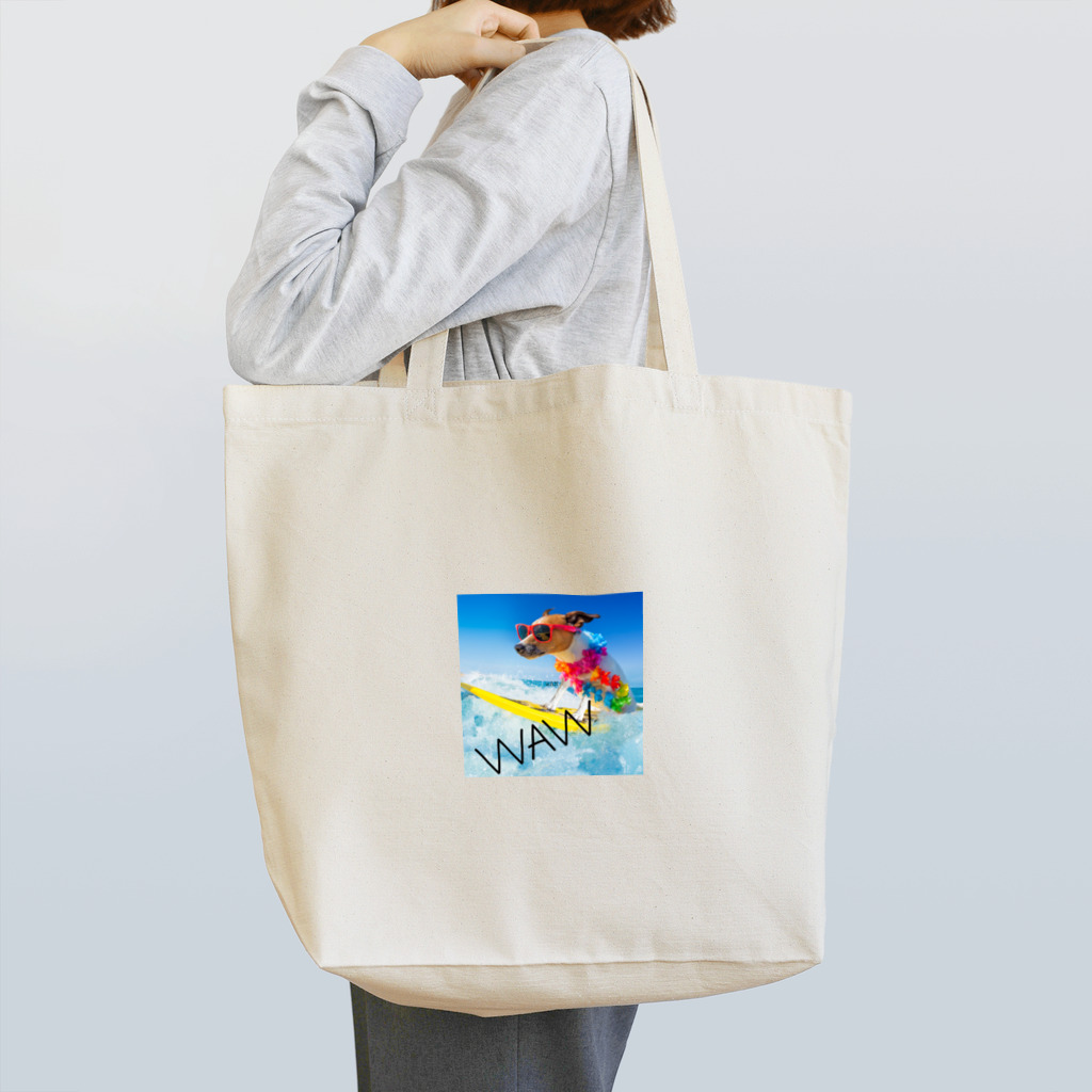 HANIの犬 サーフィンデザイン Tote Bag