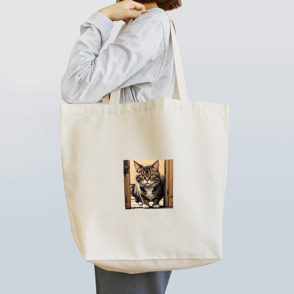 manaco-の覗き猫ちゃん Tote Bag