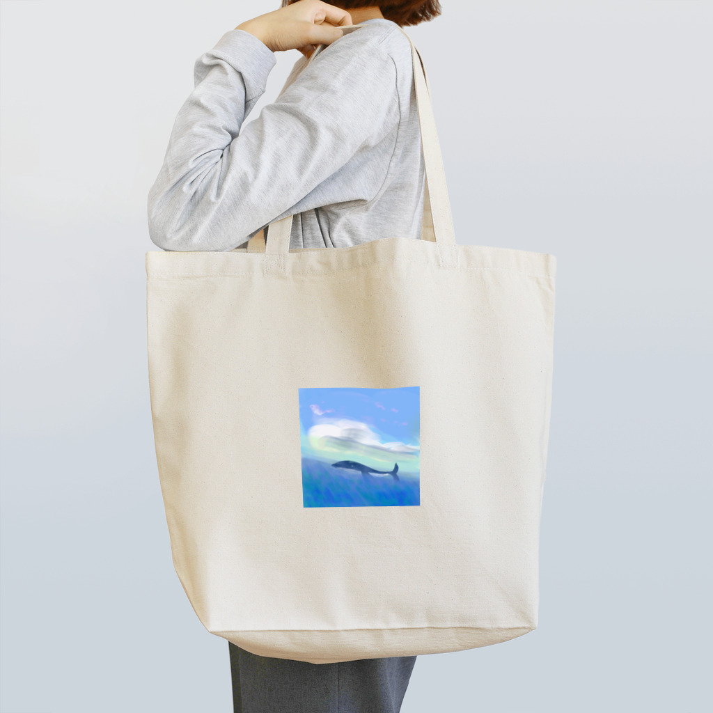 SLOTH STORYのクジラ雲 Tote Bag