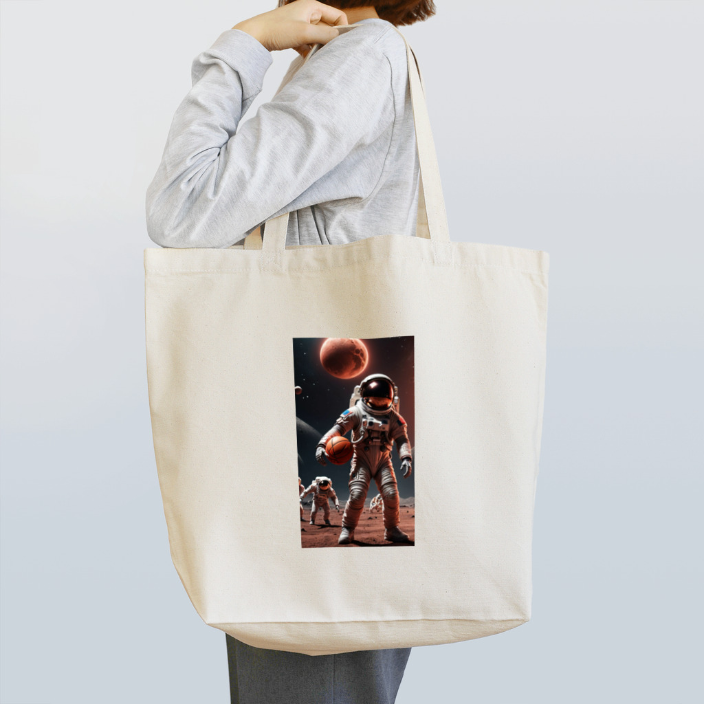SwishStyle のバスケ宇宙時代 Tote Bag