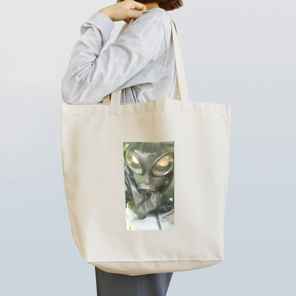 蓮くんはカオスツアー東京ガスマス子のガスマスク Tote Bag