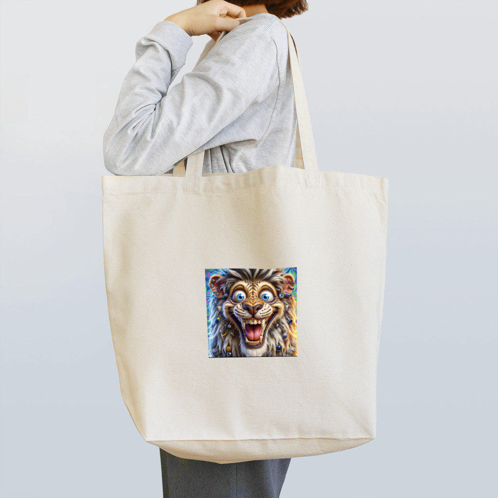 crazy_x_crazyのクレイジーライオン Tote Bag