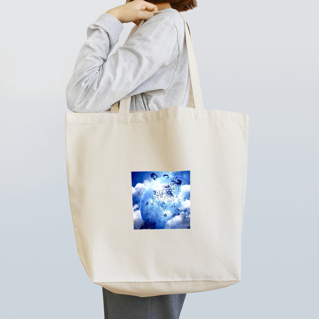 yuucanvasの宇宙アート･水の惑星 Tote Bag