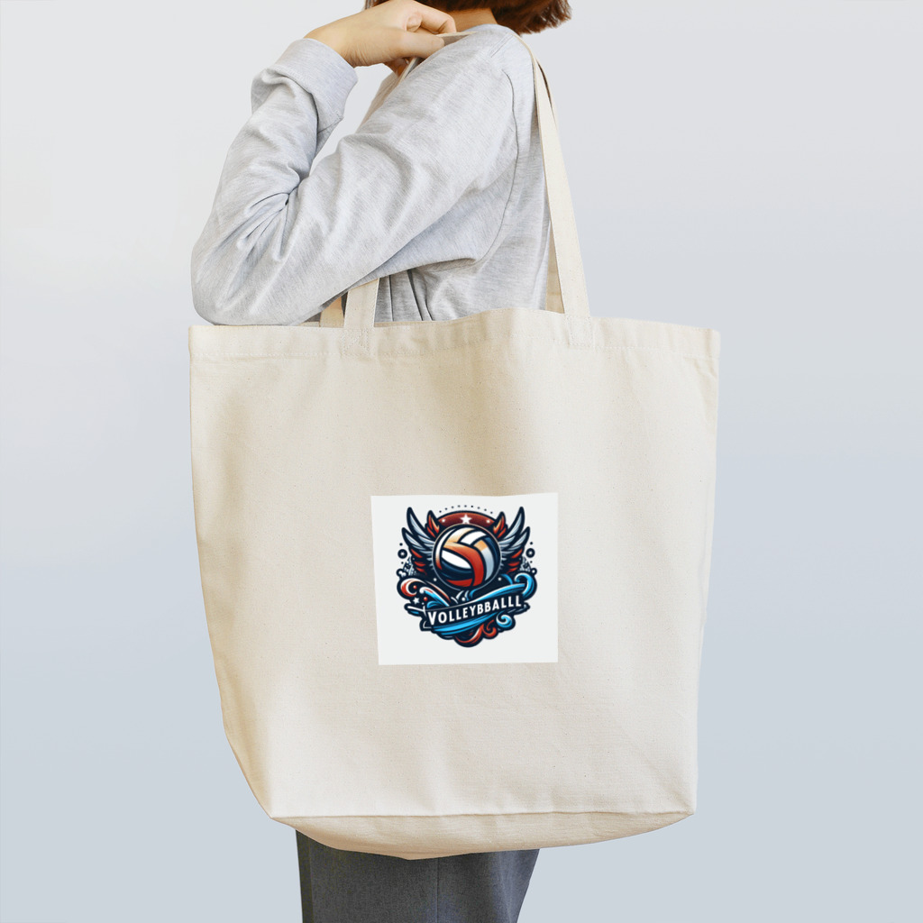 【volleyball online】のLINEスタンプ風 Tote Bag
