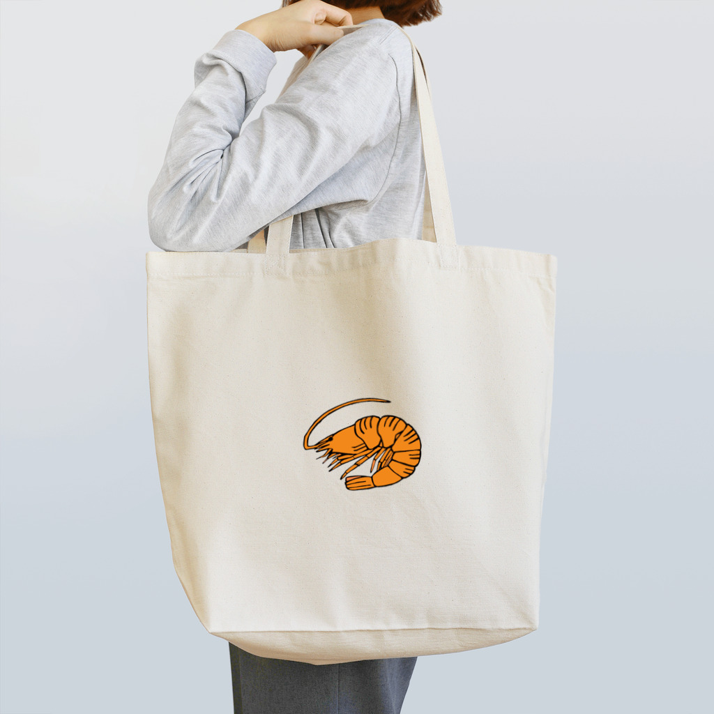 OGNdesignの海老　エビ　shrimp　NO.36 Tote Bag