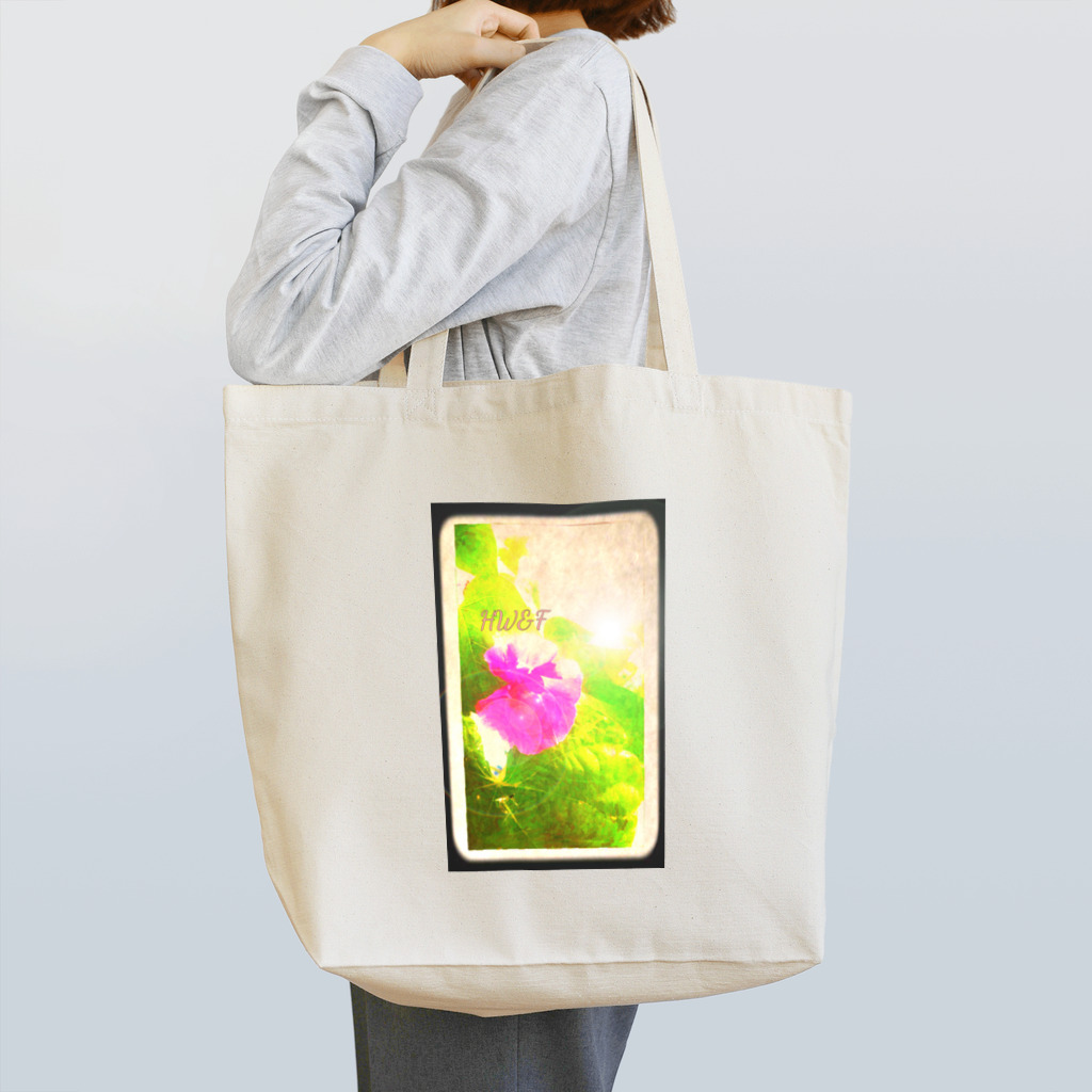 ふぃろのHW&Fと朝顔の花 Tote Bag