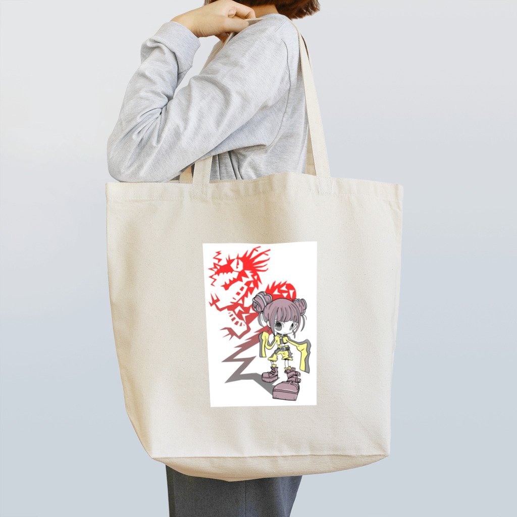 梅治郎　Umejiroの Dragon Punks Tote Bag