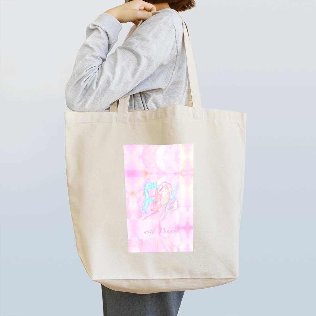 ちゃすみんwith Dragon&Angelのwith Dragon ちゃすみん Tote Bag