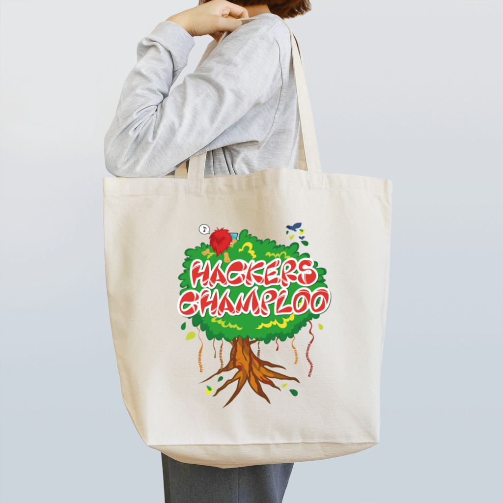 ハッカーズチャンプルーのハッカーズチャンプルー ガジュマル Tote Bag