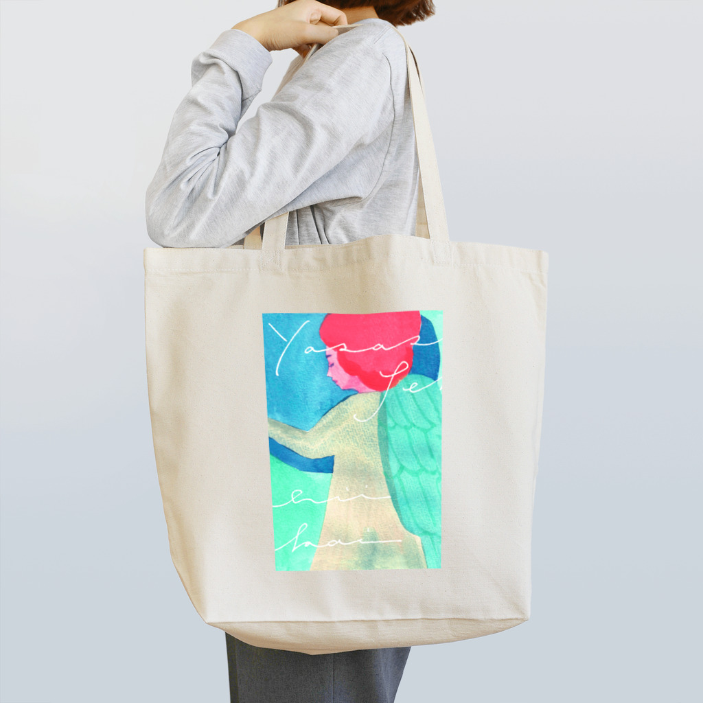 優しい世界の音楽を奏でる天使 Tote Bag