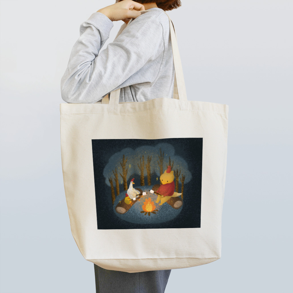 kuchi（口で描く絵）のみんなでマシュマロ Tote Bag