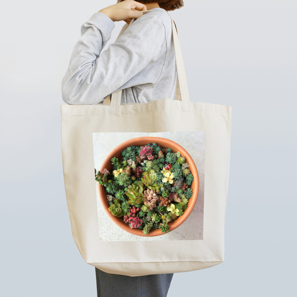 maami のよせよせセダム Tote Bag