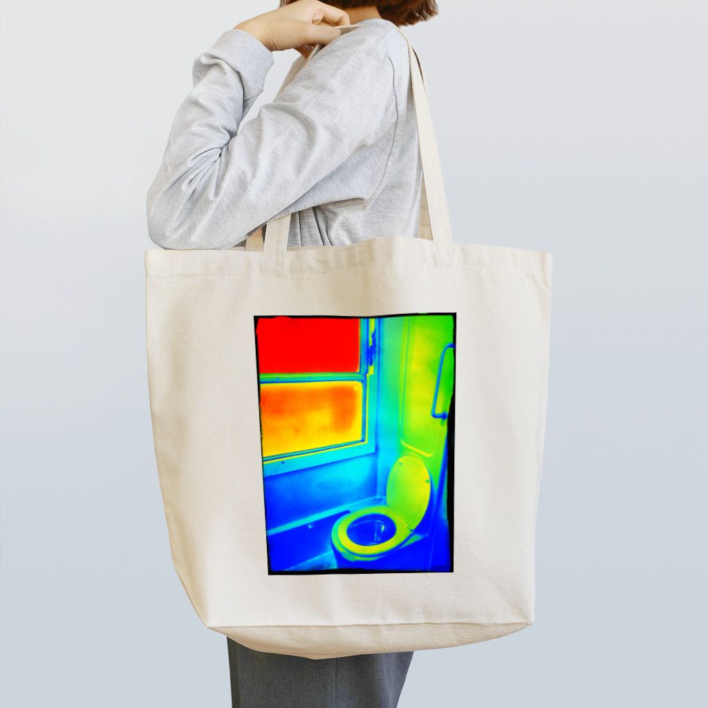 Metal_Mania_Sayukiのポーランドの列車トイレ(サイケデリックver.) Tote Bag