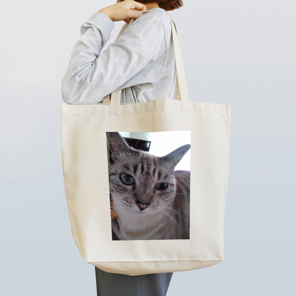 ねこの森でお散歩の可愛いシャムミックス Tote Bag