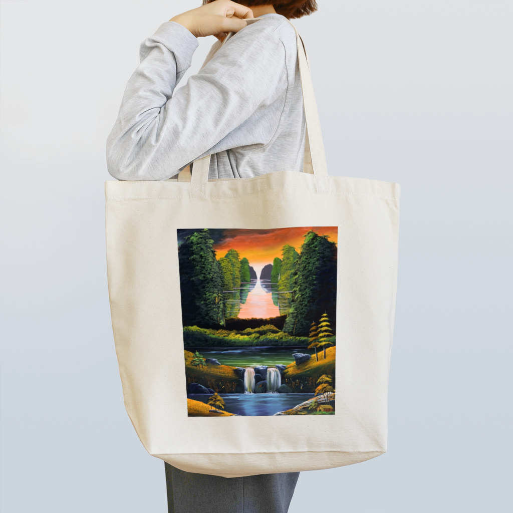 Isseyの桂林・燃える夕暮れ Tote Bag