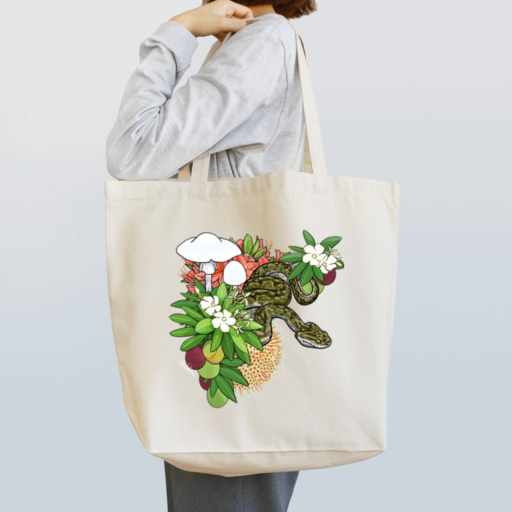 ウラケンストアの毒毒アニマルボタニカル Tote Bag